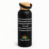 Ready Affirmation Bottle | Insulated Steel Bottle with Bamboo Lid
