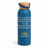 Ready Affirmation Bottle | Insulated Steel Bottle with Bamboo Lid