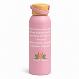 Ready Affirmation Bottle | Insulated Steel Bottle with Bamboo Lid