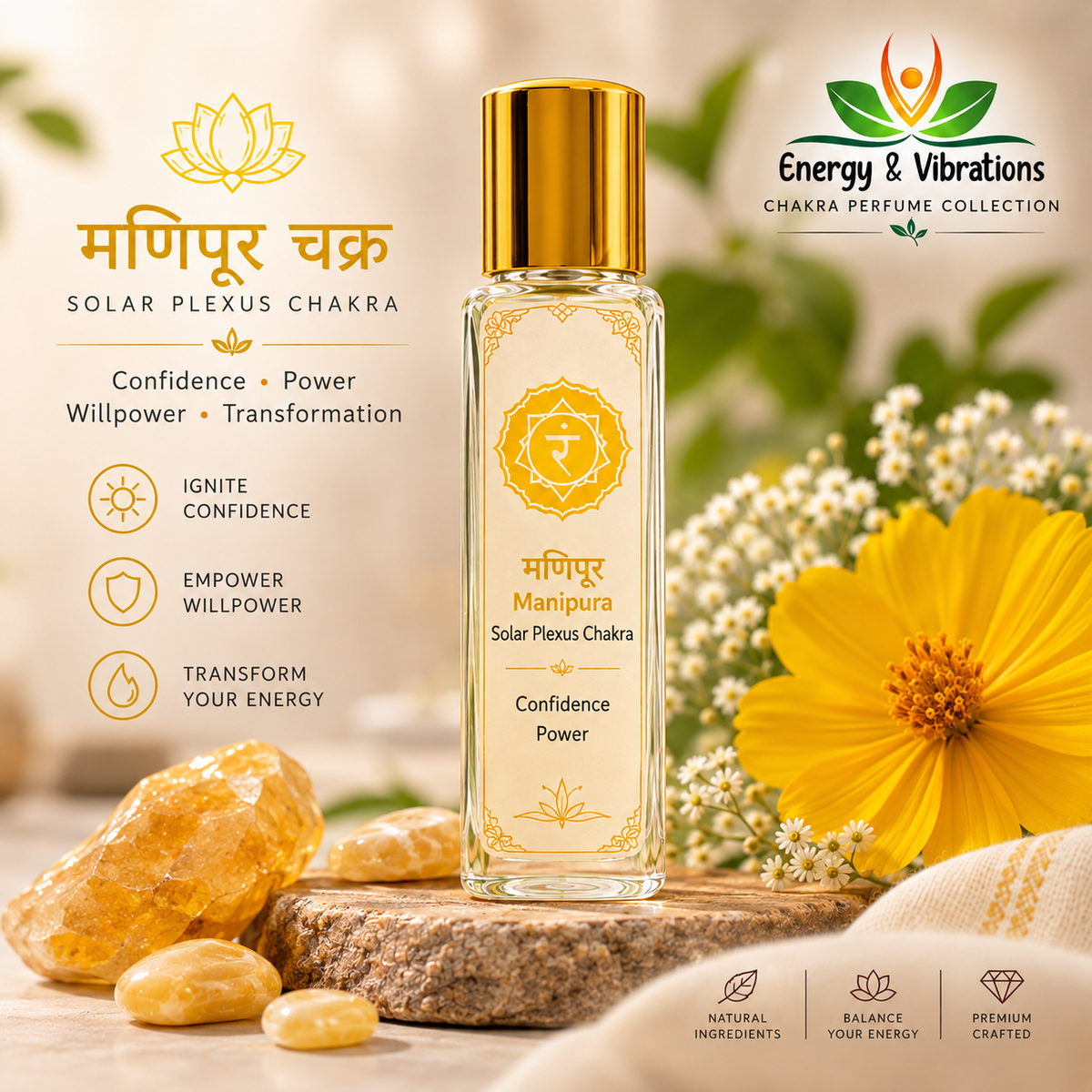 7 Chakra Perfume bottle